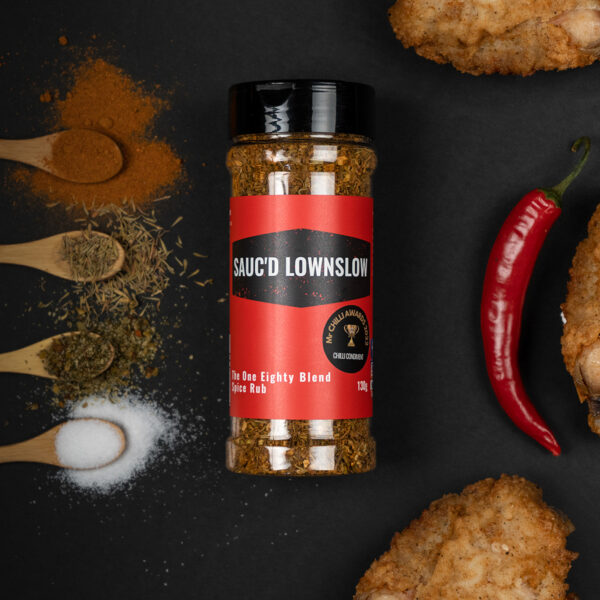 The One Eighty Blend BBQ Rub - Sauc'd Lownslow