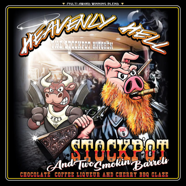 Stockpot And Two Smokin Barrels BBQ Sauce - Heavenly Hell